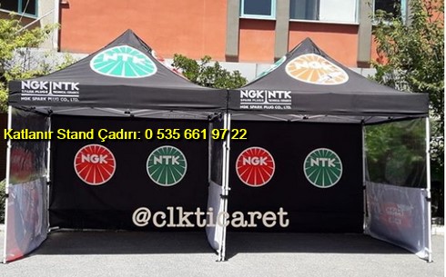 Katlanır Baskılı Stand Çadırı
