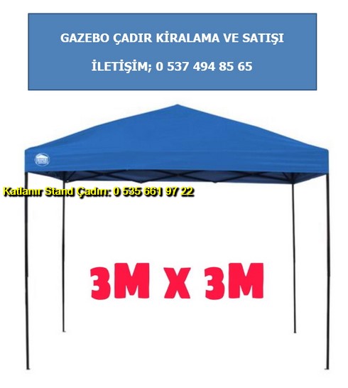 Katlanabilir Portatif Gazebo Stand Çadırı Tente
