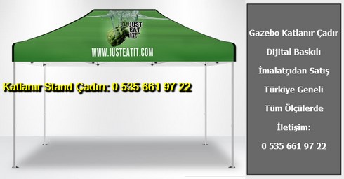 Katlanır Baskılı Stand Çadırı