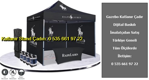 Katlanır Baskılı Stand Çadırı