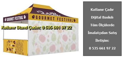 Katlanır Baskılı Stand Çadırı
