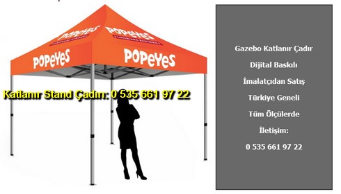 Katlanır Baskılı Stand Çadırı 