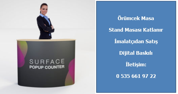 Örümcek Masa Katlanabilir Baskılı