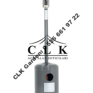CLK Mantar Soba Tüplü Dış Mekan Ortam Bahçe Isıtıcı Antrasit Gri